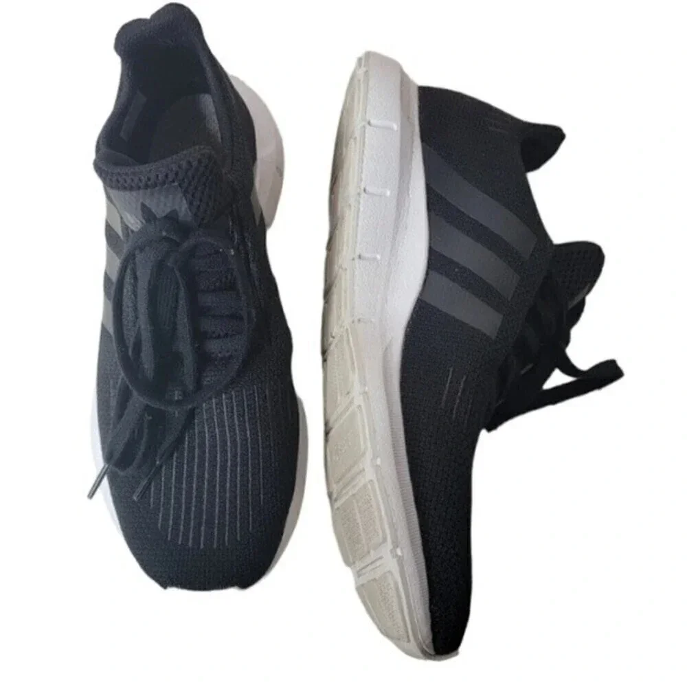 Adidas Swift Run Rf Core Black And Grey Shoes Men's sz 8 Sporty Gym
